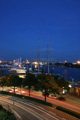 Hamburg bei Nacht, Landungsbrücken, Rickmer Rickmers, Cap San Di