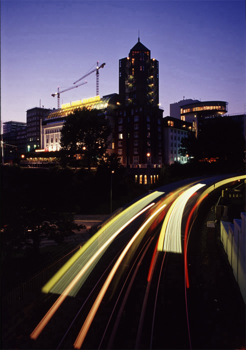 Hamburg bei Nacht, U3 nach Barmbek, Hotel Hafen Hamburg, Hamburg bei Nacht